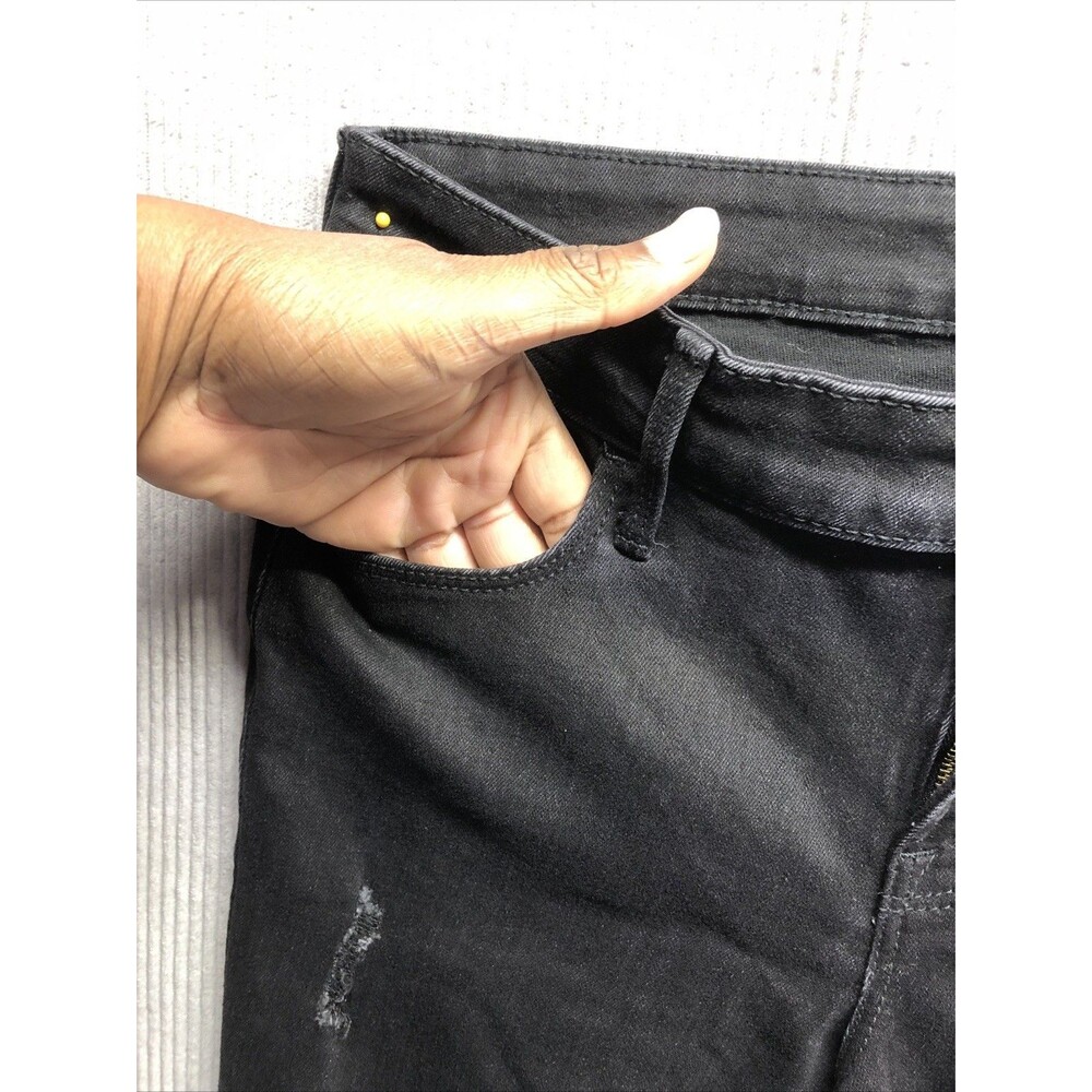 Old Navy Womens Pop Icon Skinny Jeans Size 2 Black Mid Rise NWT - Picture 4 of 16